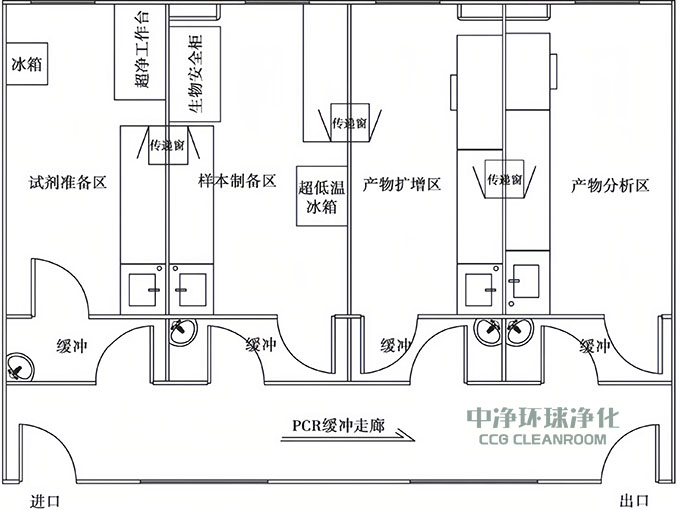  PCR實驗室布局設置